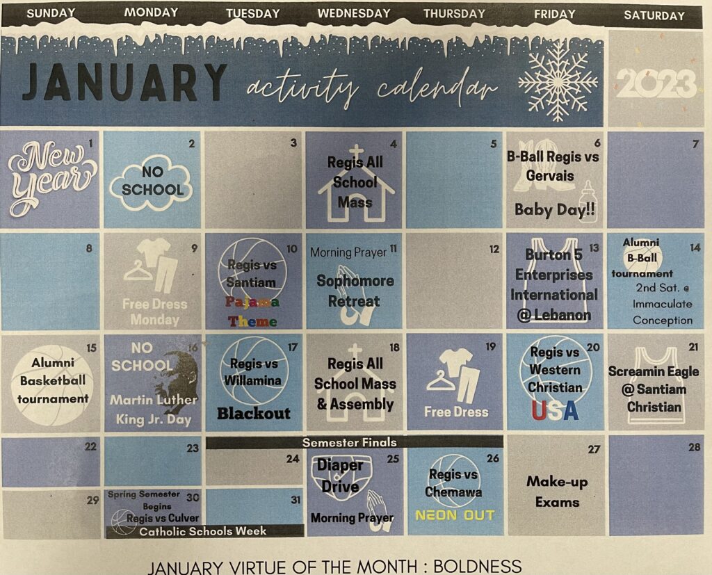 January 2023 Calendar