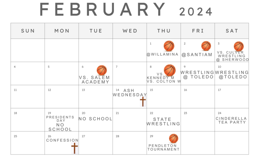 February Calendar