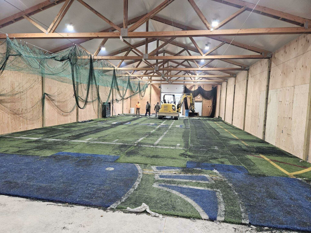 Regis’ Indoor Batting Cage